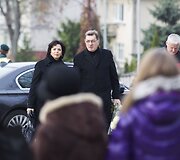 Algirdas Butkevičius su žmona Jolanta.