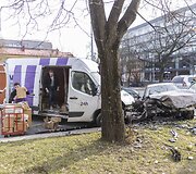 BMW ir &bdquo;Venipak&ldquo; mikroautobuso avarija Vilniuje