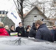 Piketas prie Vilniaus rajono savivaldybės