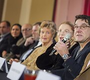 J. Vachtangovo teatro gastrolių Vilniuje pristatymas.