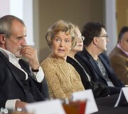 J. Vachtangovo teatro gastrolių Vilniuje pristatymas.