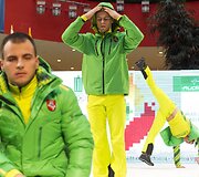 &bdquo;Audimas&ldquo; pristatytė Lietuvos olimpiečių, kovosiančių Sočio žiemos olimpinėse žaidynėse aprangą.