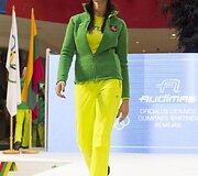 &bdquo;Audimas&ldquo; pristatytė Lietuvos olimpiečių, kovosiančių Sočio žiemos olimpinėse žaidynėse aprangą.