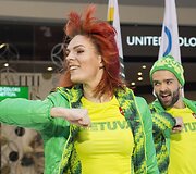 &bdquo;Audimas&ldquo; pristatytė Lietuvos olimpiečių, kovosiančių Sočio žiemos olimpinėse žaidynėse aprangą.