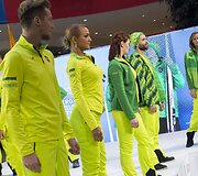 &bdquo;Audimas&ldquo; pristatytė Lietuvos olimpiečių, kovosiančių Sočio žiemos olimpinėse žaidynėse aprangą.