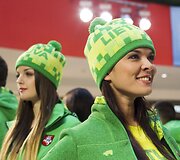 &bdquo;Audimas&ldquo; pristatytė Lietuvos olimpiečių, kovosiančių Sočio žiemos olimpinėse žaidynėse aprangą.