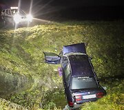 &bdquo;Volkswagen&ldquo; avarija prie Skynimų kaimo