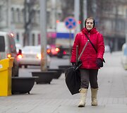 Vilnius visą dieną lyg apsiaustas rudeni&scaron;kos prieblandos.