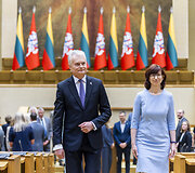 Gitanas Nausėda, Lina Petronienė