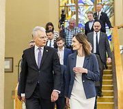 Gitanas Nausėda, Viktorija Čmilytė-Nielsen