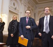 Marina Liutkevičienė, Vitalija Vonžutaitė, Vytautas Gap&scaron;ys ir Viktoras Uspaskichas