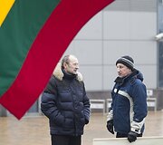 &bdquo;Vilniaus vie&scaron;ojo transporto&ldquo; darbuotojų mitingas.