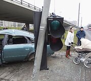 Avarijos vietoje Vilniuje, Laisvės pr.