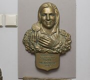 Skulptorius Jonas Vasilevičius sukūrė kelias Rūtos Meilutytės skulptūras.