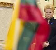 Laisvės gynėjų dienos proga prezidentė Dalia Grybauskaitė lankėsi Vilniaus &bdquo;Ryto&ldquo; progimnazijoje.