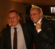 Prodiuseriai Gintaras Bendžius ir Egmontas Bžeskas