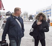 Jonathanas Ruddas ir Rūta Meilutytė