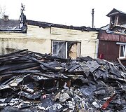 Vilniuje, Kalvarijų gatvėje, gyvenusios Rožės namus sausio 14-ąją prarijo gaisras.
