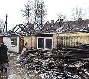 Vilniuje, Kalvarijų gatvėje, gyvenusios Rožės namus sausio 14-ąją prarijo gaisras.