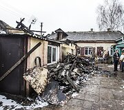 Vilniuje, Kalvarijų gatvėje, gyvenusios Rožės namus sausio 14-ąją prarijo gaisras.
