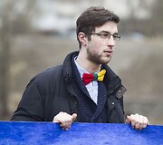 Prie Rusijos ambasados mitingas prie&scaron; Rusijos agresiją.