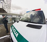 Naujasis policijos pastatas &scaron;alia Pilaitės pr.