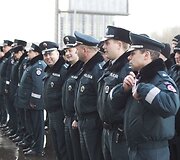 Naujasis policijos pastatas &scaron;alia Pilaitės pr.