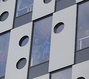 Naujasis policijos pastatas &scaron;alia Pilaitės pr.