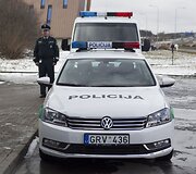 Naujasis policijos pastatas &scaron;alia Pilaitės pr.