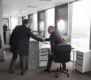 Naujasis policijos pastatas &scaron;alia Pilaitės pr.