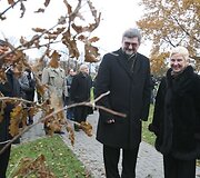 Vilniuje prie Mindaugo paminklo ketvirtadienį Vilniaus grįžimo Lietuvai 70-mečio proga buvo sodinami ąžuoliukai. Po vieną sodinuką pasodino Seimo pirmininkė Irena Degutienė, Vilniaus miesto savivaldybės vicemeras Gintautas Babravičius ir Lietuvos kariuomenės vadas generolas majoras Arvydas Pocius.