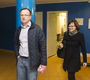 Antanas Zabulis su žmona