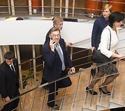 Socialdemokratai rinkimų rezultatų laukia vie&scaron;butyje &bdquo;Novotel&ldquo;