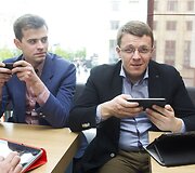 Socialdemokratai rinkimų rezultatų laukia vie&scaron;butyje &bdquo;Novotel&ldquo;