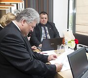 Socialdemokratai rinkimų rezultatų laukia vie&scaron;butyje &bdquo;Novotel&ldquo;