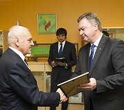 Apdovanojimų akimirka