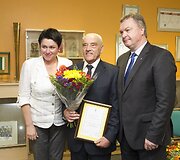 Apdovanojimų akimirka