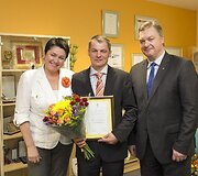 Apdovanojimų akimirka