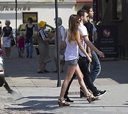 Gegužės kar&scaron;tis Vilniaus gatvėse