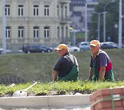 Gegužės kar&scaron;tis Vilniaus gatvėse