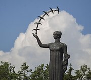 Gegužės kar&scaron;tis Vilniaus gatvėse