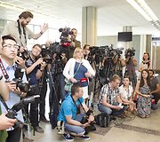 Zigmantas Balčytis su žmona Severina balsavo rinkimuose.