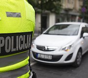 Prevencinio pobūdžio akcija Gedimino prospekte.