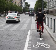 Prevencinio pobūdžio akcija Gedimino prospekte.