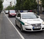 Prevencinio pobūdžio akcija Gedimino prospekte.