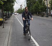 Prevencinio pobūdžio akcija Gedimino prospekte.