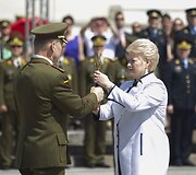 Kariuomenės vado prisaikdinimo ceremonija.