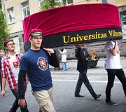 Vilniaus Universiteto (VU) studentai griausmingai paminėjo mokslo metų pradžią.