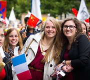 Vilniaus Universiteto (VU) studentai griausmingai paminėjo mokslo metų pradžią.