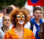Vilniaus Universiteto (VU) studentai griausmingai paminėjo mokslo metų pradžią.